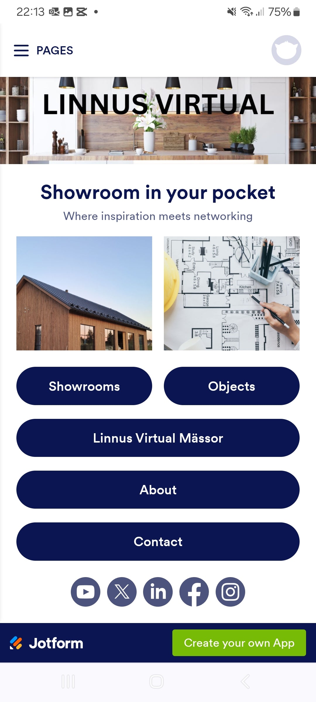 Linnus Virtual Showroom