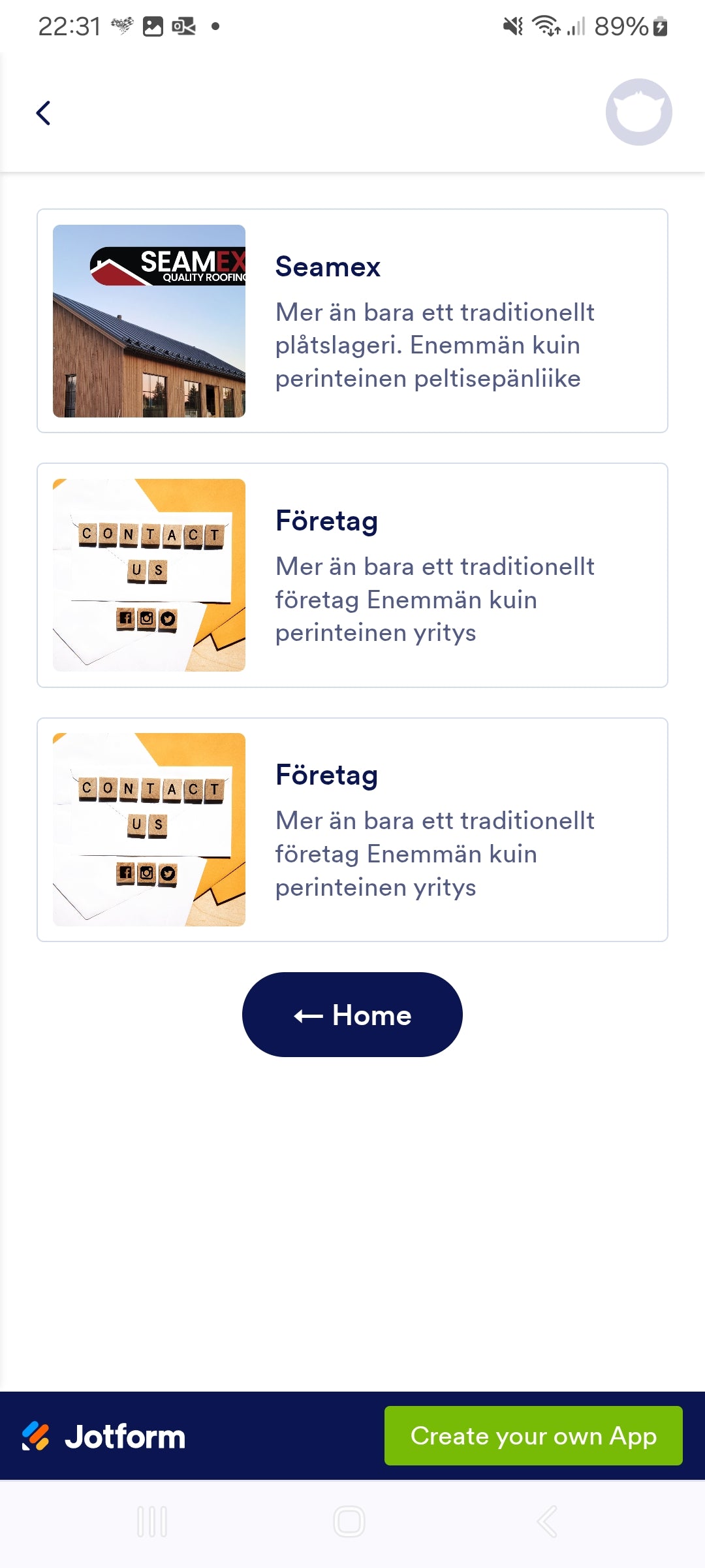 Linnus Virtual Showroom