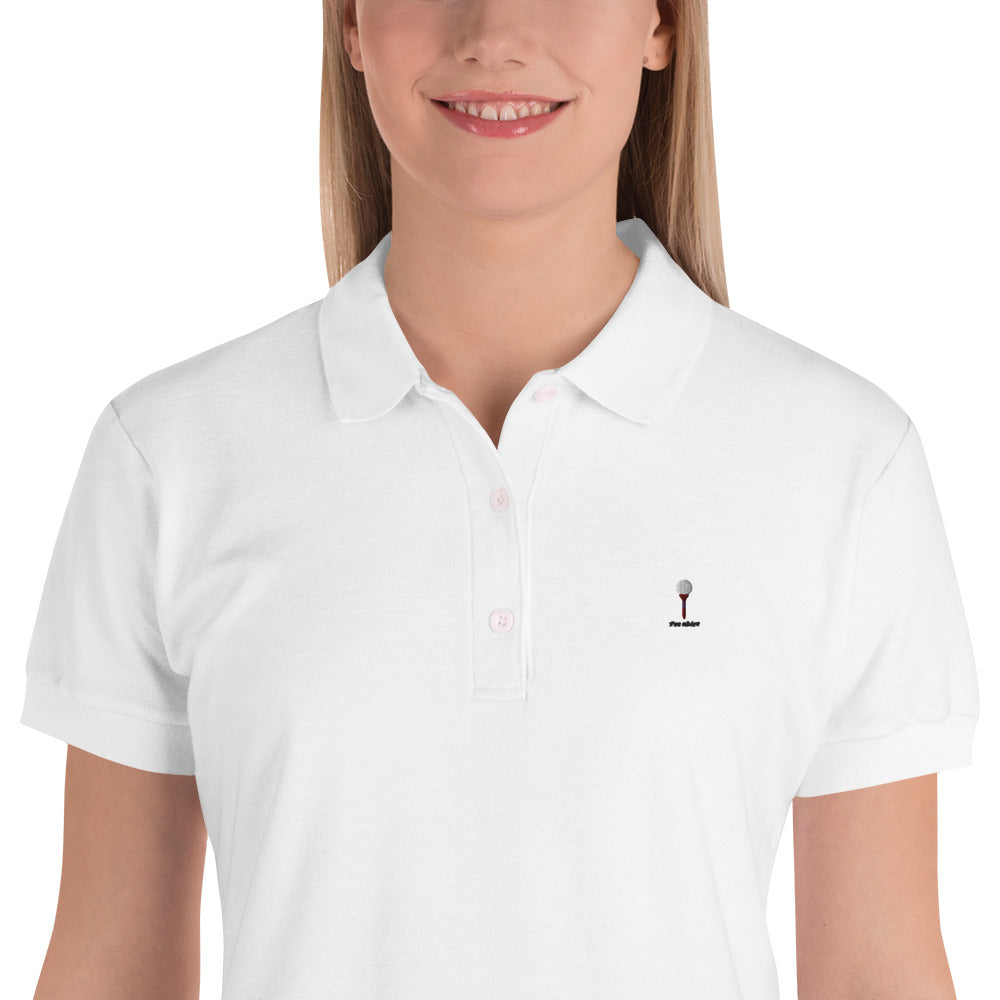 Embroidered Women's Polo Tee Shirt